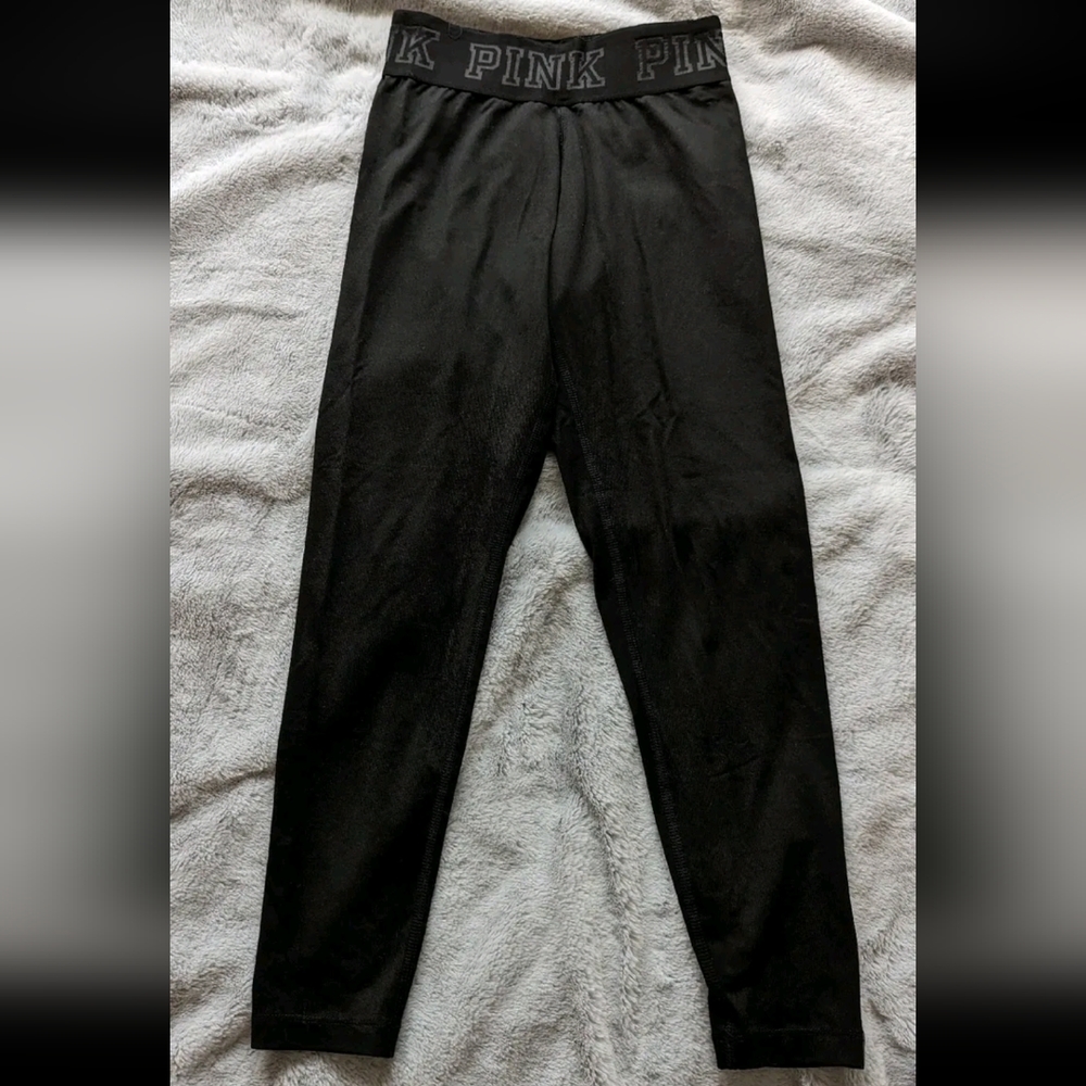 Victoria's Secret Pink Ultimate Black Leggings X-Small